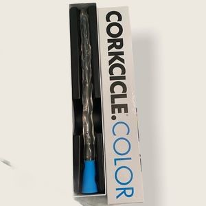 Corkcicle color blue wine stopper cooler NWT